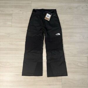 The North Face Freedom Insulated Snow Pants Youth Medium Black Ski Snowboarding